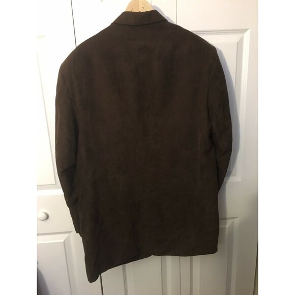 FALCONE MEN’S Sz‎ 46 BROWN BLAZER SUIT JACKET COAT - Picture 5 of 5